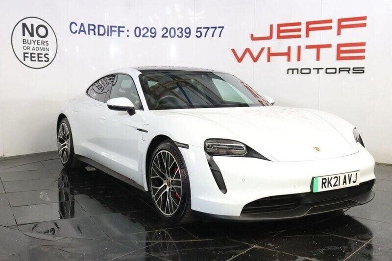 White Used 2021 Porsche Taycan Performance Package Sedan | £39,988 (Super price) - Image 1/4