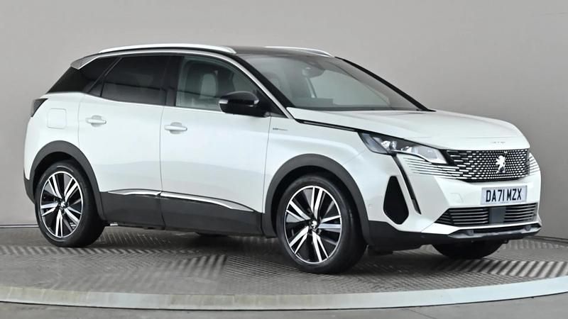 White Used 2021 Peugeot 3008 GT Hatchback | £18,298 (Fair price) - Image 1/4