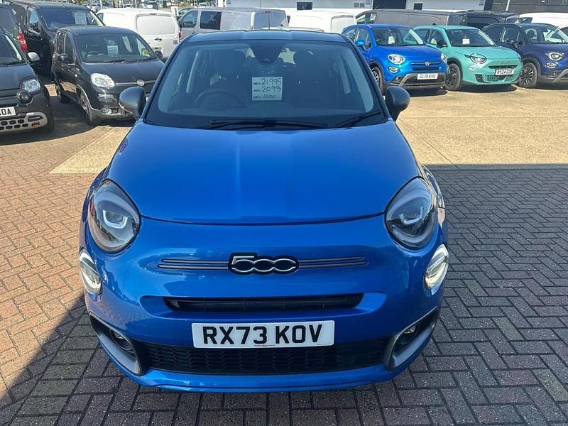 Blue Used 2023 Fiat 500X Sport SUV | £19,995 (Expensive) - Image 1/4