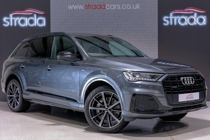 Grey Used 2021 Audi Q7 Black Edition SUV | £39,944 (Super price) - Image 1/4