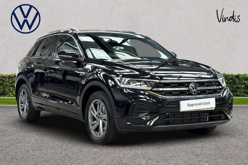 Black New 2025 VW T-Roc R-line SUV | £30,549 (Fair price) - Image 1/3