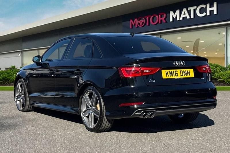 Begagnad Audi A3 S-Line 150 HK (110 kW) 2016 Svart Sedan