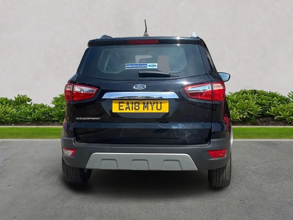 Used Ford Ecosport Titanium 125 HP (91 kW) 2018 Black SUV
