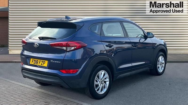 Used Hyundai Tucson SE 132 HP (97 kW) 2018 Blue SUV