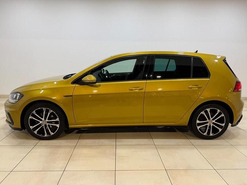 Used VW Golf VII R-line 2018 Yellow Hatchback