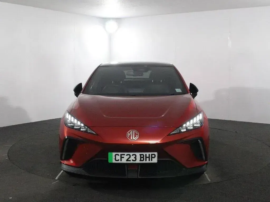 Used MG MG4 EV Trophy 150 kW (204 HP) 2023 Red Hatchback