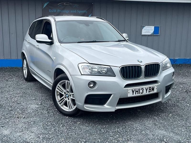 Silver Used 2013 BMW X3 M Sport SUV | £7,989 (Fair price) - Image 1/4