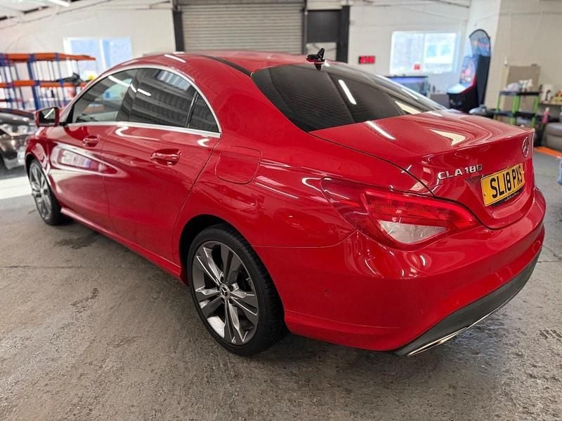 Used Mercedes CLA180 2018 Red Sedan