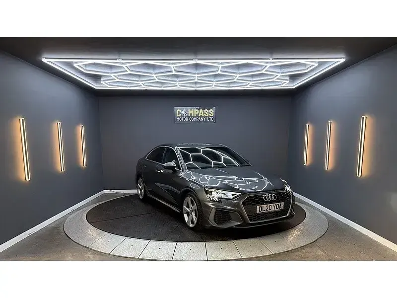 Used Audi A3 S-Line 150 HP (110 kW) 2020 Grey Sedan