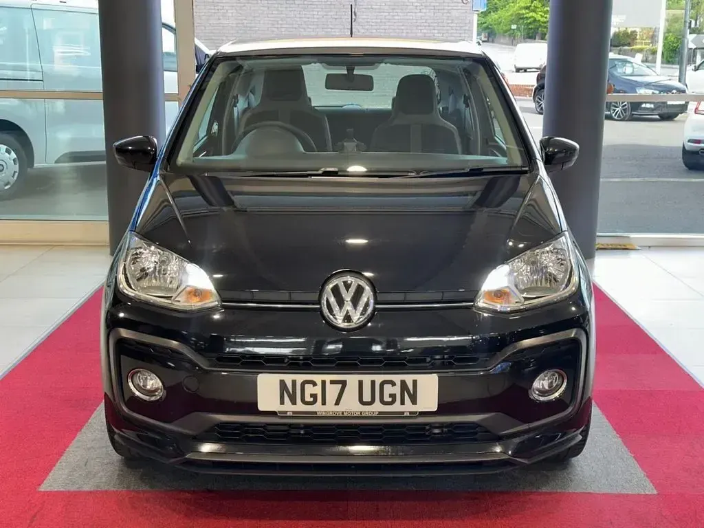 Used VW up! high up! 90 HP (66 kW) 2017 Black Hatchback