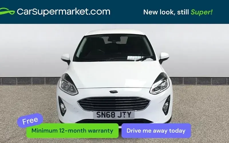 Usado Ford Fiesta Titanium 125 HP (91 kW) 2019 Branco Citadino