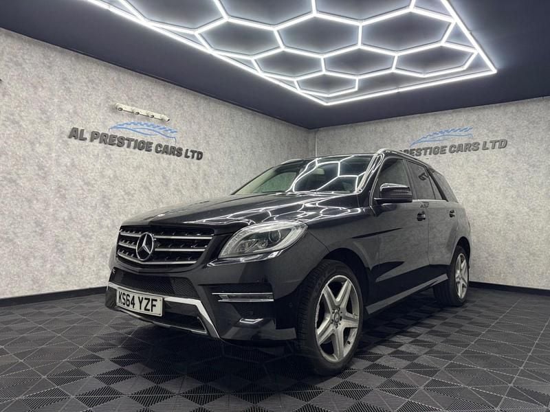 Black Used 2015 Mercedes ML350 AMG line SUV | £13,999 (Good price) - Image 1/4