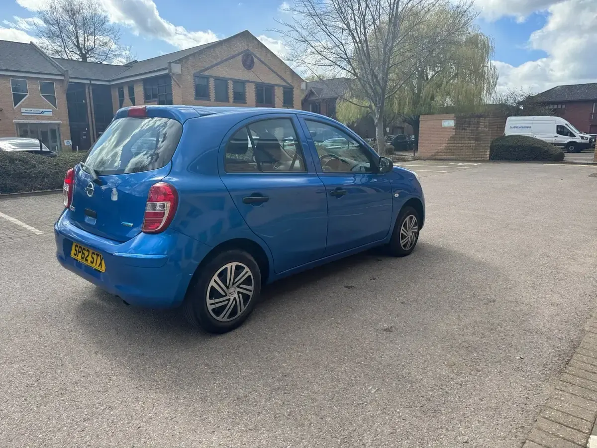 Used Nissan Micra Visia 98 HP (72 kW) 2012 Blue Hatchback