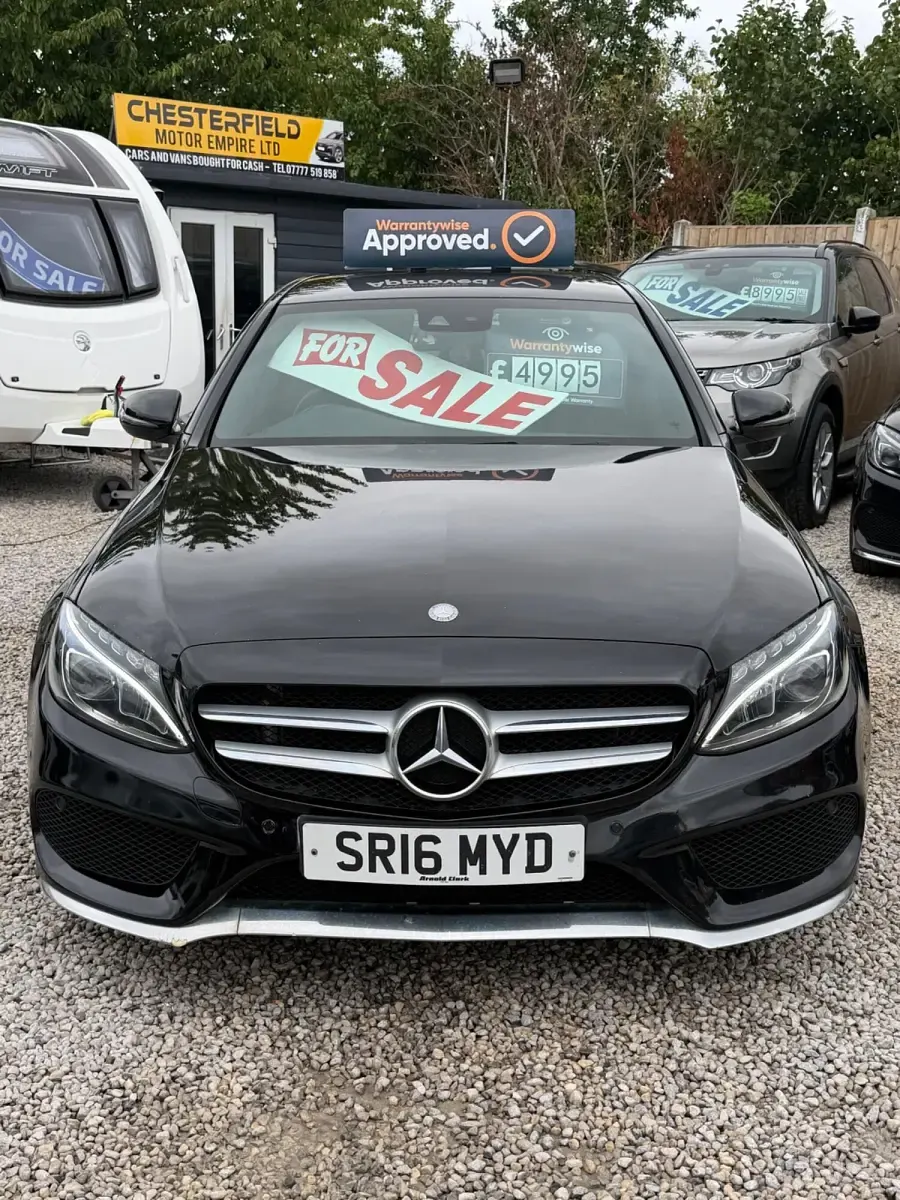 Used Mercedes C220 AMG line 2016 Black Sedan