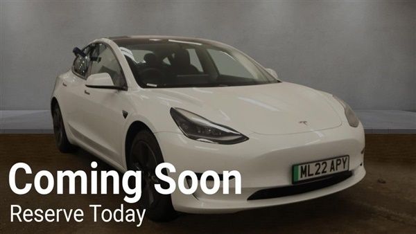 White Used 2022 Tesla Model 3 Standard Range Plus Sedan | £15,989 (Fair price) - Image 1/1