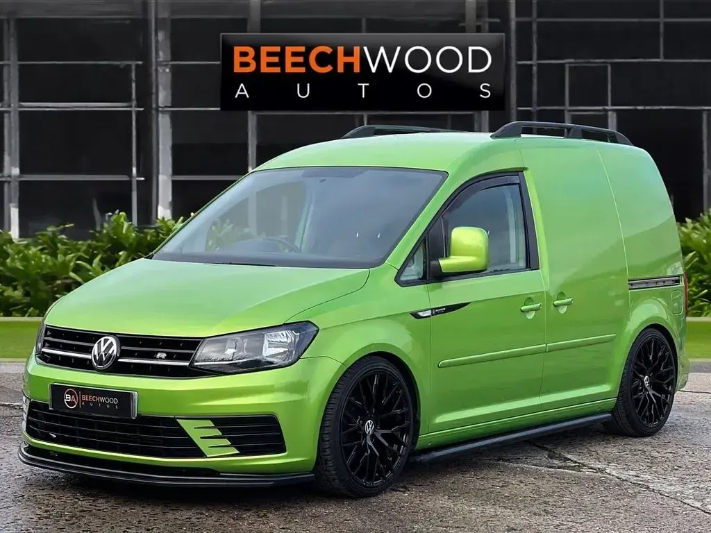 Used VW Caddy Startline 75 HP (55 kW) 2016 Green MPV