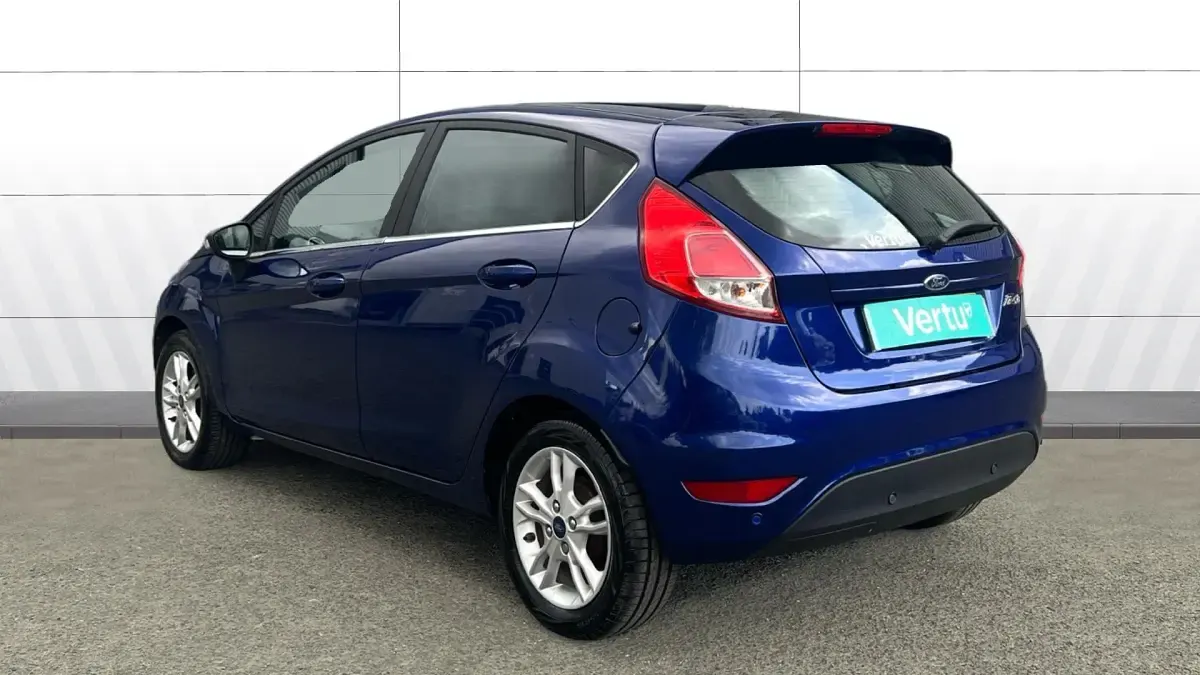 Used Ford Fiesta Zetec 82 HP (60 kW) 2017 Blue Hatchback