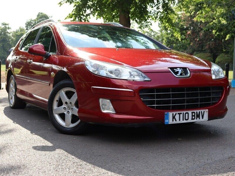 Red Used 2010 Peugeot 407 Estate | £1,900 - Image 1/4