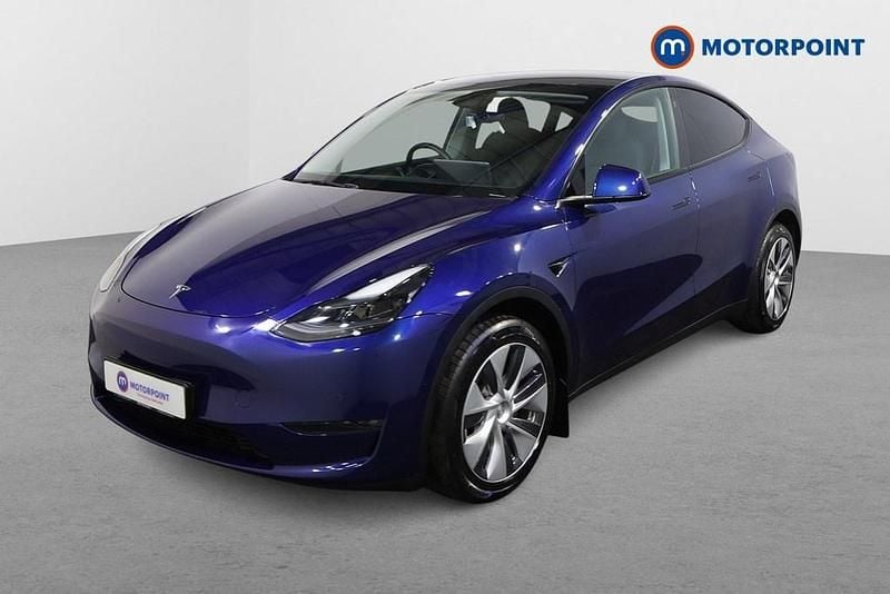 Used Tesla Model Y Long Range AWD 378 kW (514 HP) 2022 Blue SUV