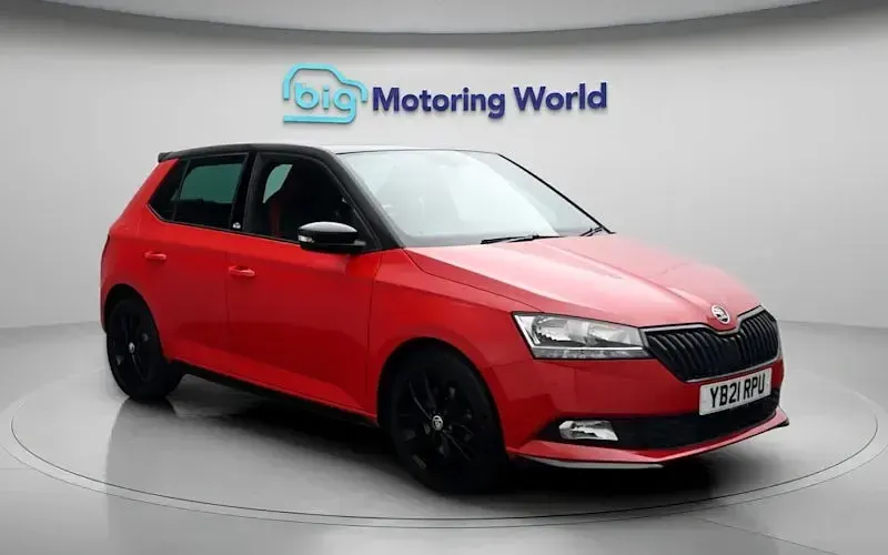Used Skoda Fabia Monte Carlo 95 HP (69 kW) 2021 Red Hatchback