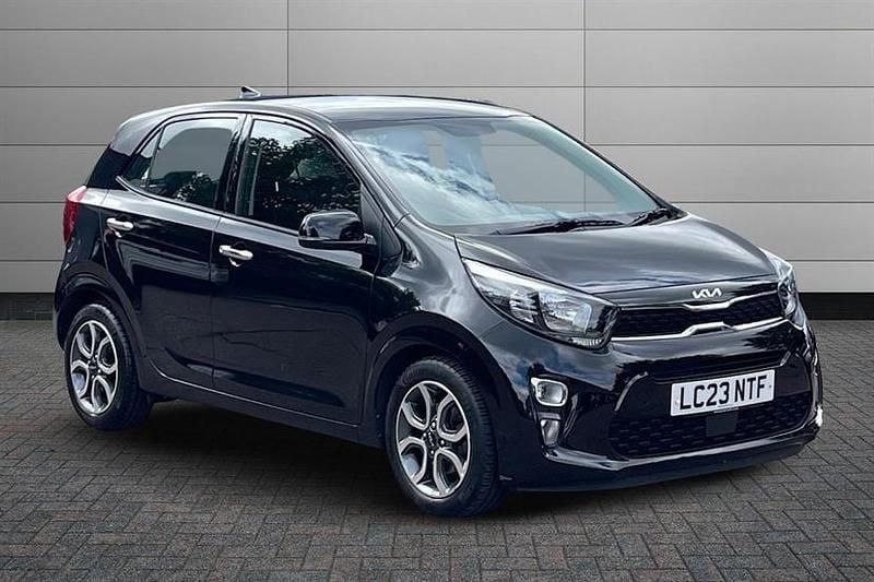 Midnight black Used 2023 Kia Picanto 2 Hatchback | £12,450 (Fair price) - Image 1/2
