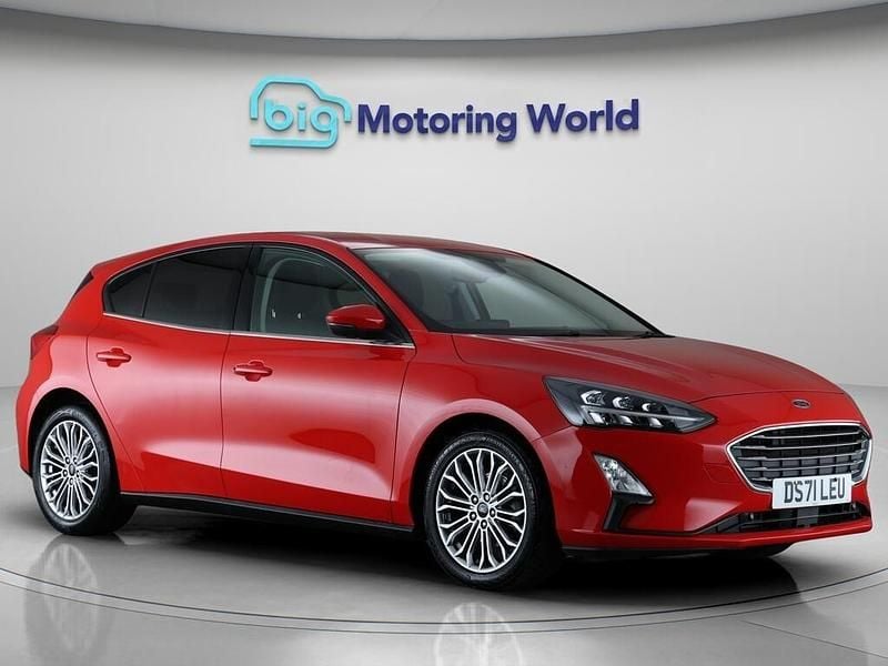 Red Used 2022 Ford Focus Titanium X Hatchback | £14,100 (Good price) - Image 1/4