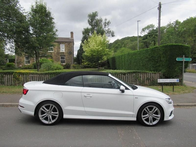 White Used 2016 Audi A3 Cabriolet S-Line Cabriolet | £11,995 (Fair price) - Image 1/4