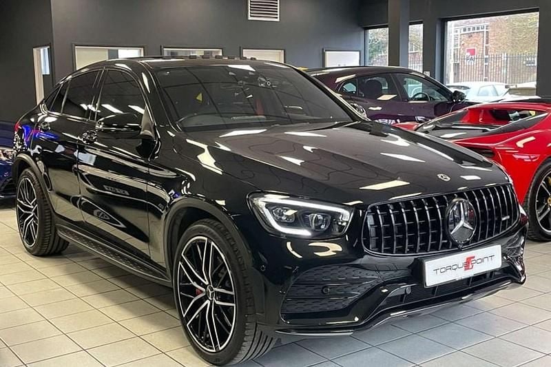 Used Mercedes GLC43 AMG Premium Plus 390 HP (286 kW) 2021 Black Coupe
