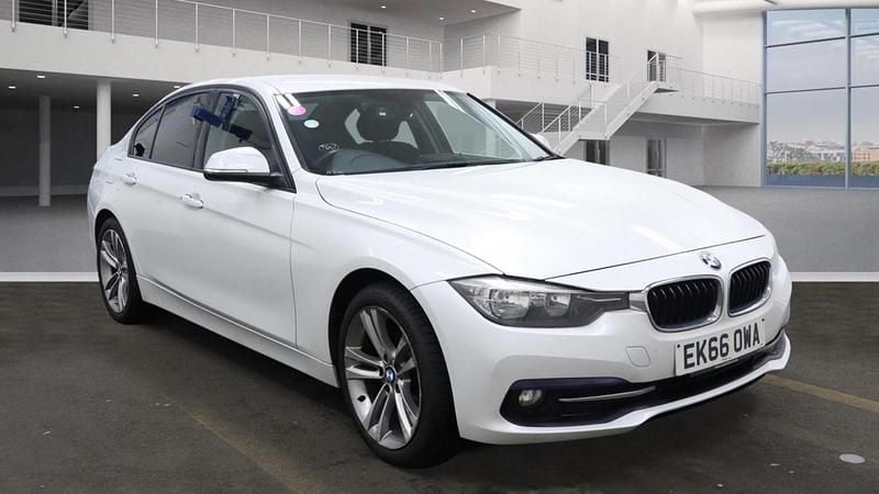 White Used 2016 BMW 320 Sport Line Sedan | £8,294 (Fair price) - Image 1/4
