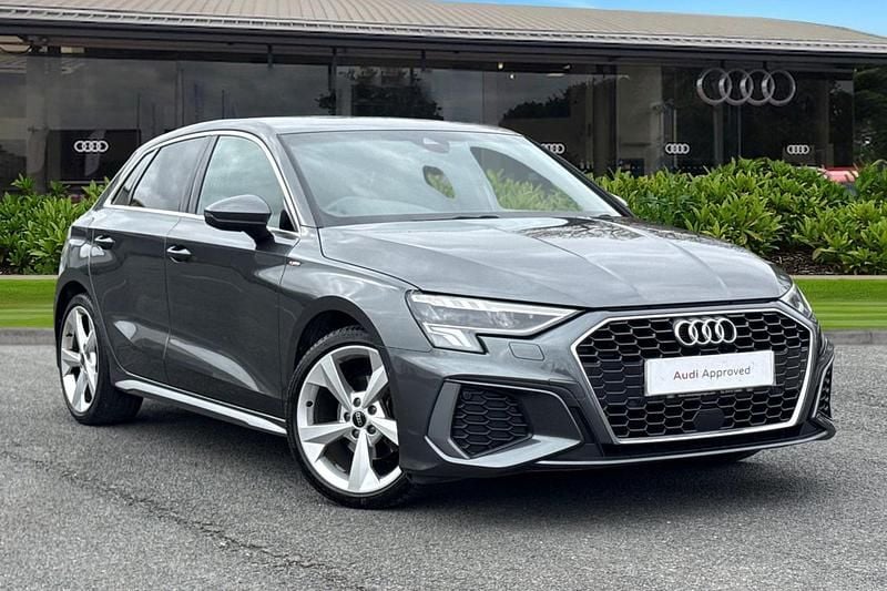 Used Audi A3 Sportback S-Line 150 HP (110 kW) 2023 Grey Hatchback