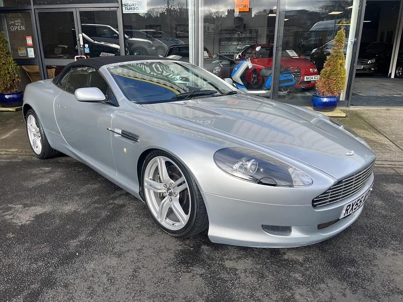 Used Aston Martin DB9 450 HP (330 kW) 2005 Silver Cabriolet