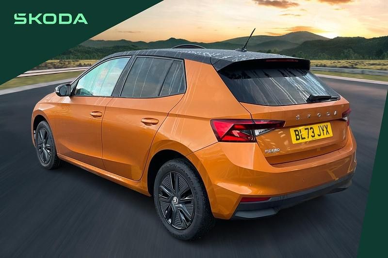 Used Skoda Fabia Colour Edition 94 HP (69 kW) 2023 Orange Hatchback