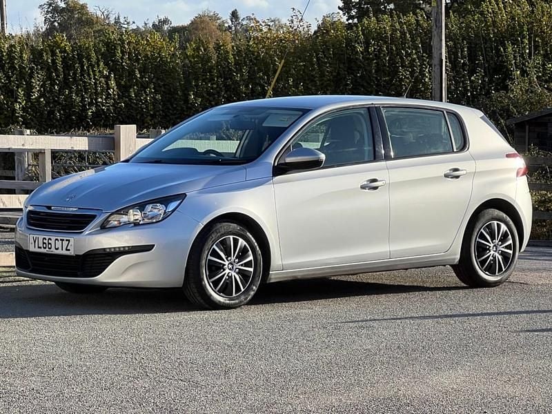 Silver Used 2017 Peugeot 308 Access Hatchback | £4,395 (Good price) - Image 1/3