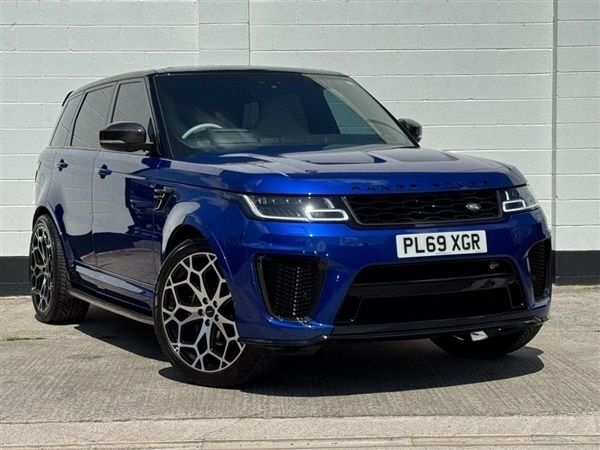 Blue Used 2019 Land Rover Range Rover Sport SVR SUV | £49,990 (Fair price) - Image 1/1