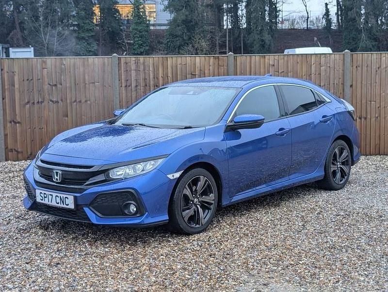 Used Honda Civic SR 129 HP (94 kW) 2017 Blue Hatchback