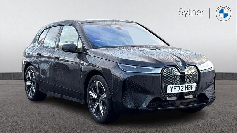 Grey Used 2022 BMW iX M Sport SUV | £35,250 (Fair price) - Image 1/4