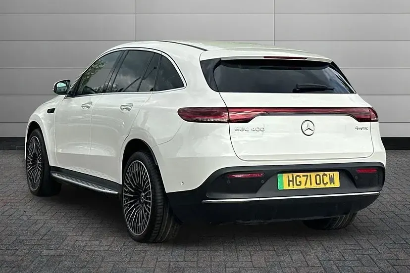 Used Mercedes EQC400 AMG Line Premium 300 kW (408 HP) 2022 White SUV