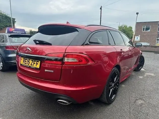 Used Jaguar XF R-Sport 2015 Red Estate