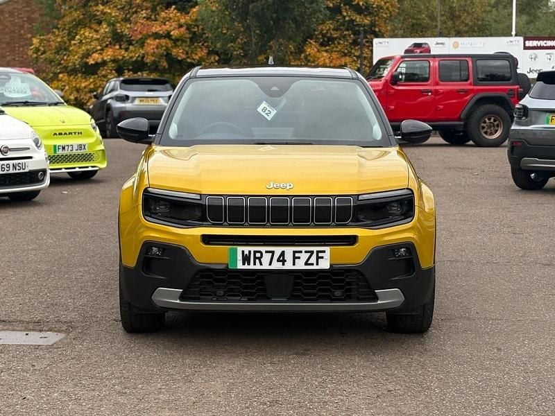 Yellow Used 2024 Jeep Avenger EV Summit SUV | £18,395 (A bit pricey) - Image 1/4