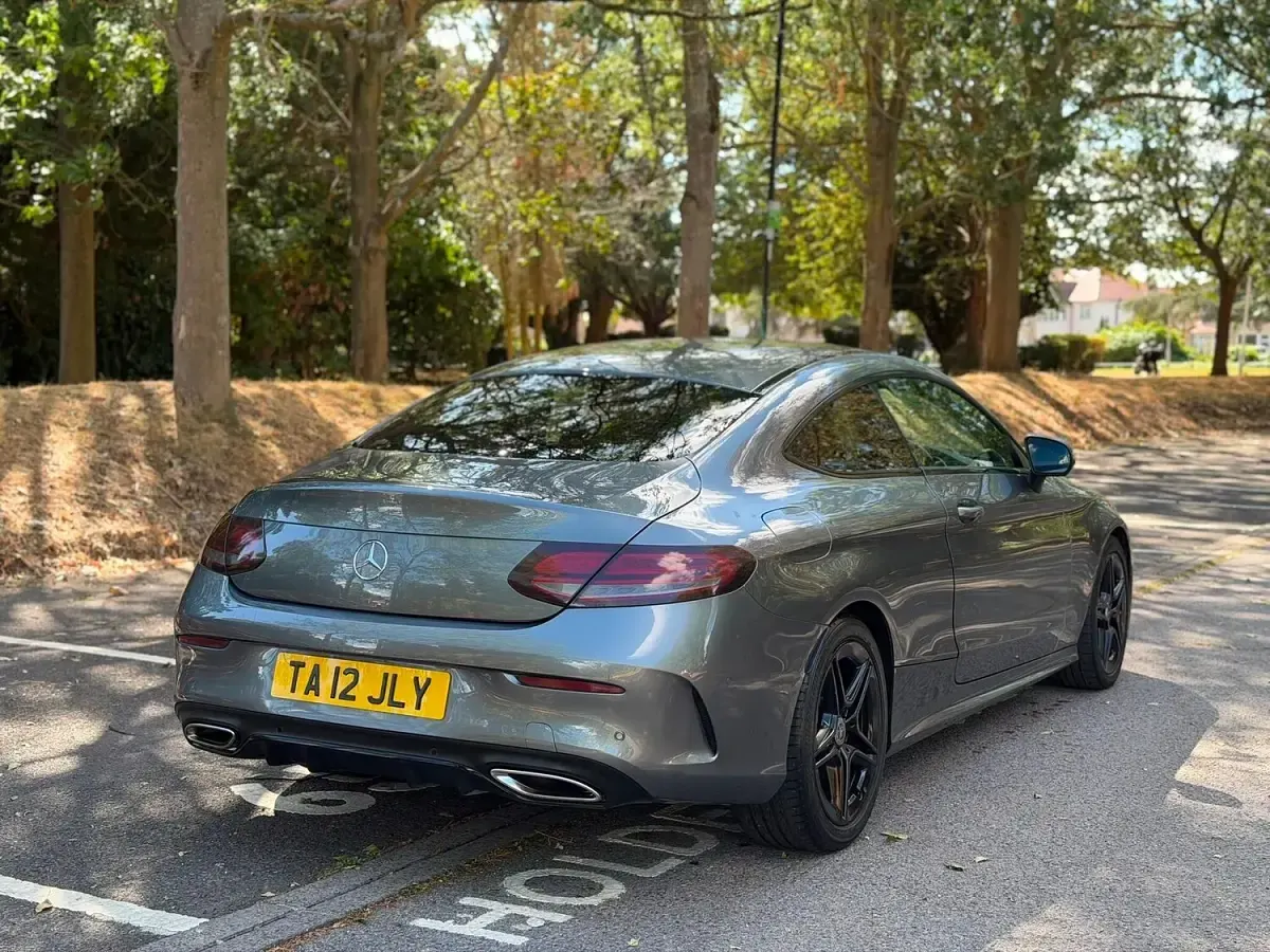 Used Mercedes C200 AMG line 2018 Grey Coupe