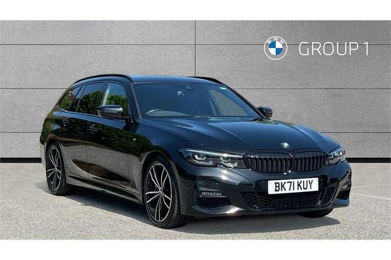 Black Used 2021 BMW 320 M Sport Estate | £25,895 (Fair price) - Image 1/4