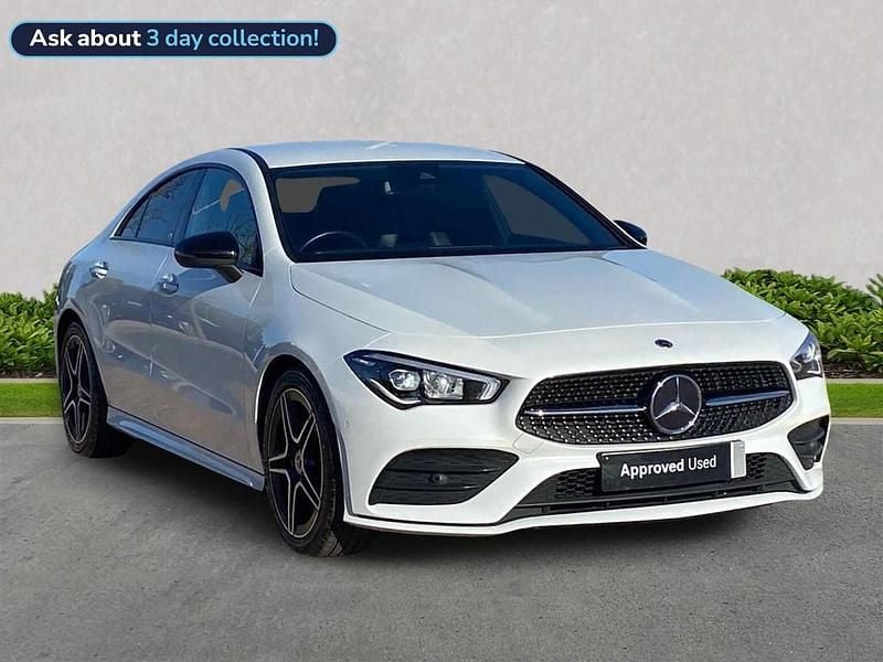 White Used 2023 Mercedes CLA200 AMG Line Premium | £24,599 (A bit pricey) - Image 1/4