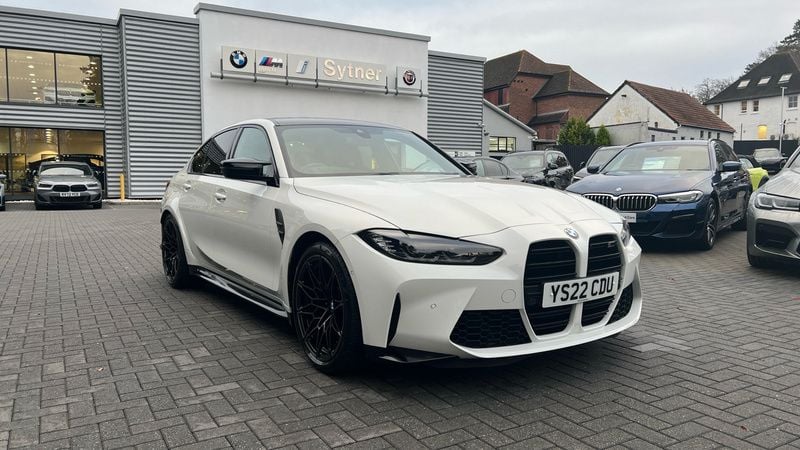 White Used 2022 BMW M3 Competition Edition Sedan | £55,400 (Super price) - Image 1/4