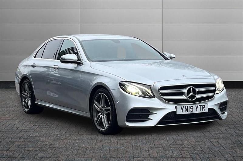 Iridium silver Used 2019 Mercedes E200 AMG line Sedan | £17,995 (Fair price) - Image 1/4