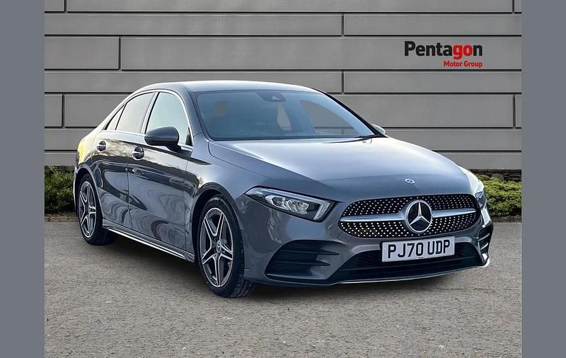Used Mercedes A200 AMG line 163 HP (119 kW) 2020 Grey Sedan