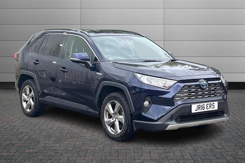 Obsidian blue Used 2020 Toyota RAV4 Hybrid Design SUV | £20,595 (Expensive) - Image 1/4