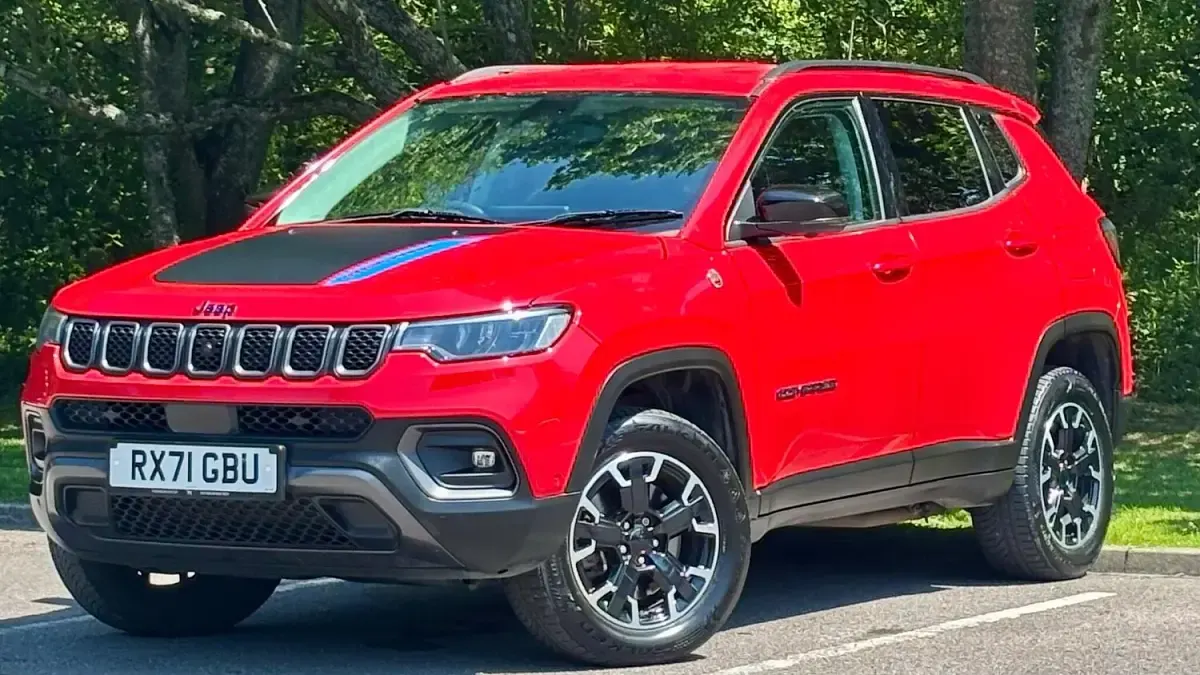 Used Jeep Compass Trailhawk 2021 Red SUV