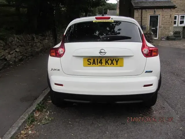 Used Nissan Juke N-TEC 110 HP (80 kW) 2014 White SUV