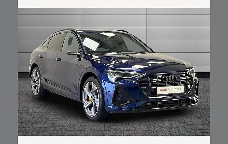 Blue Used 2022 Audi e-tron Sportback Advanced SUV | £35,490 - Image 1/4