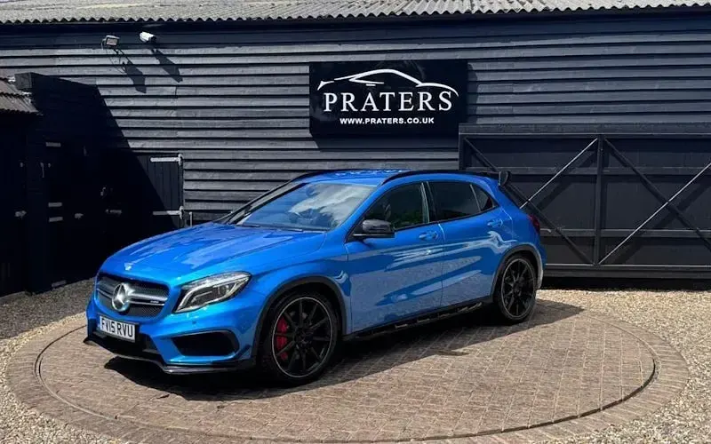 Begagnad Mercedes GLA45 AMG AMG 360 HK (264 kW) 2015 Blå SUV